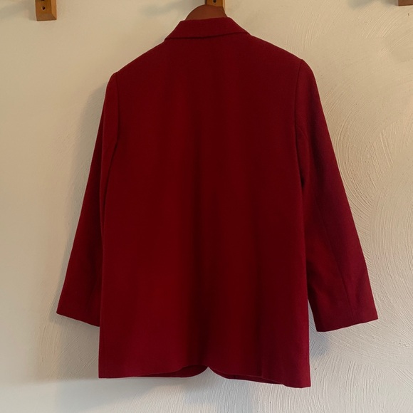 Sag Harbor Classic 100% Wool Red Blazer - Picture 2 of 10